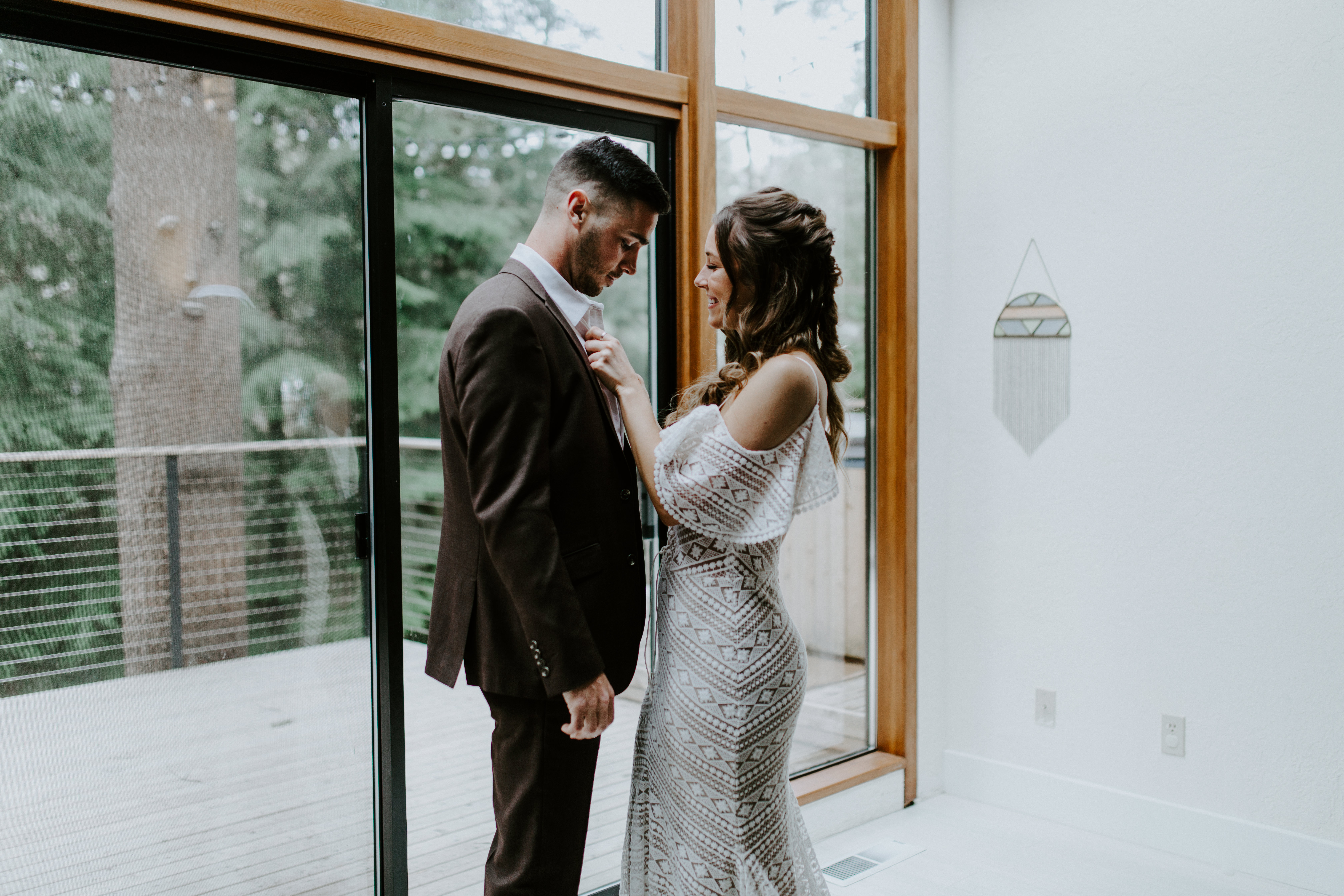 AirBnB elopement at Woodlands House.