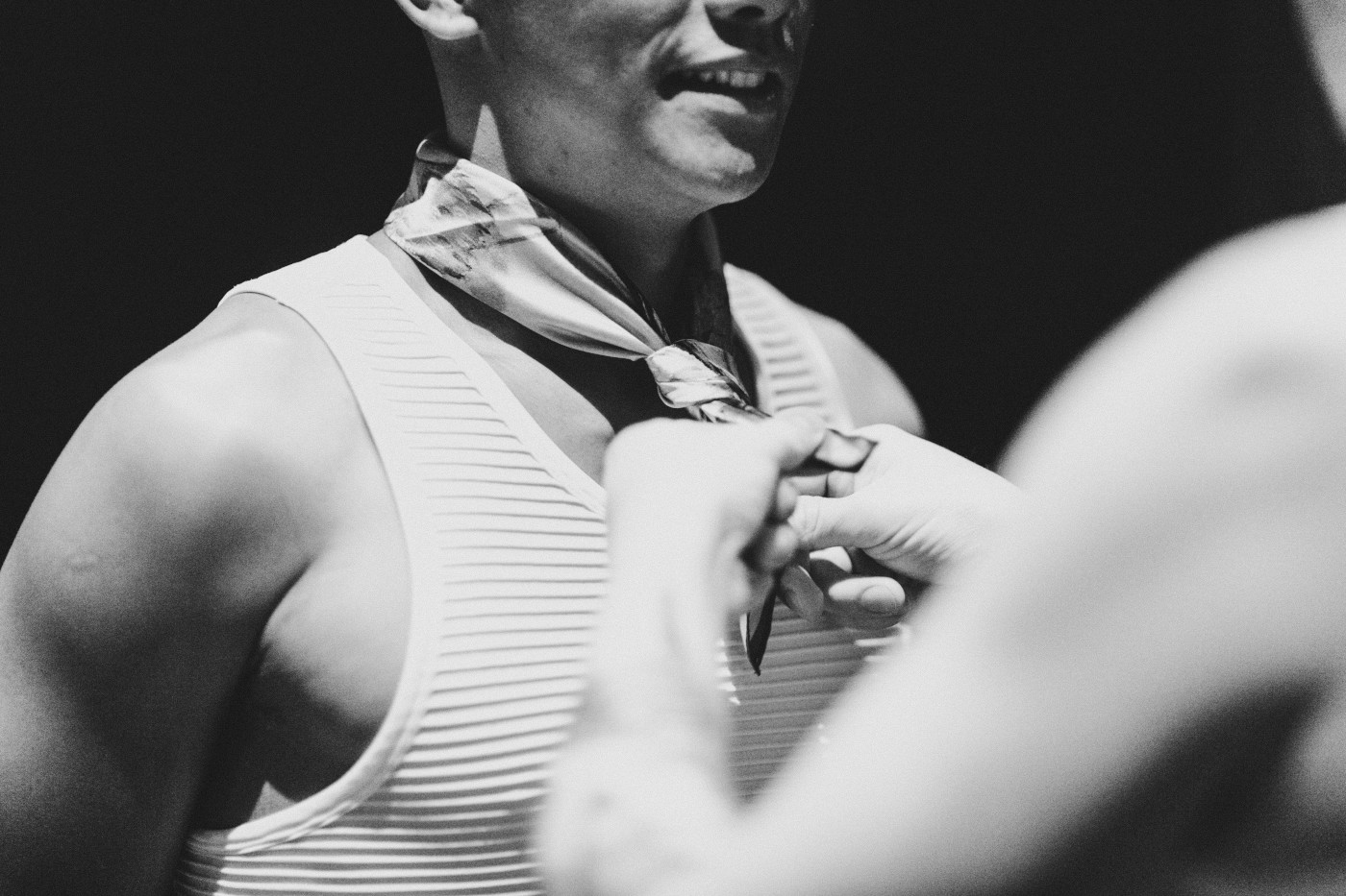 Brooks and Fred get ready for their Mount Rainier Elopement.