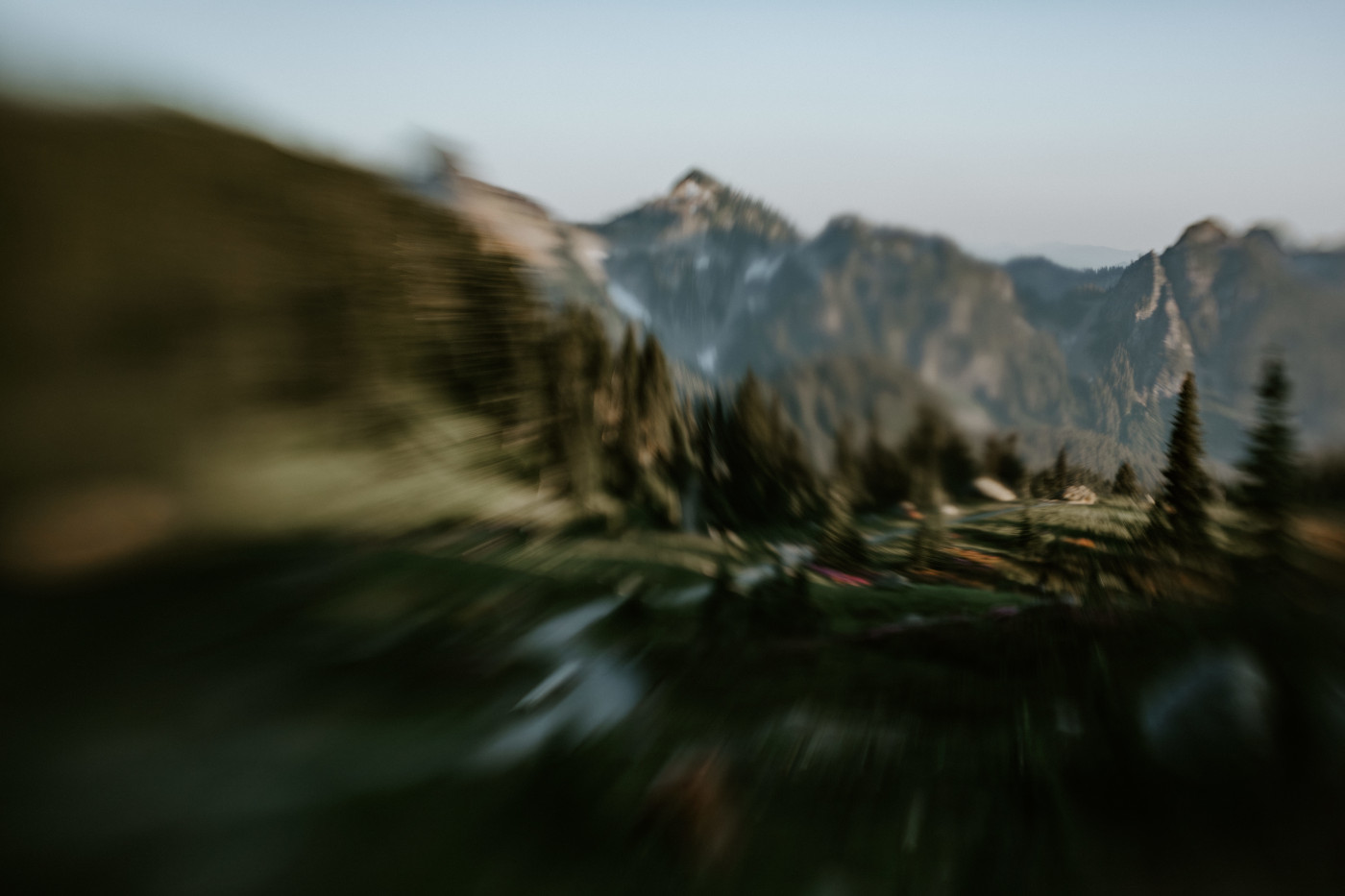 A view of Mount Rainier, Washington.