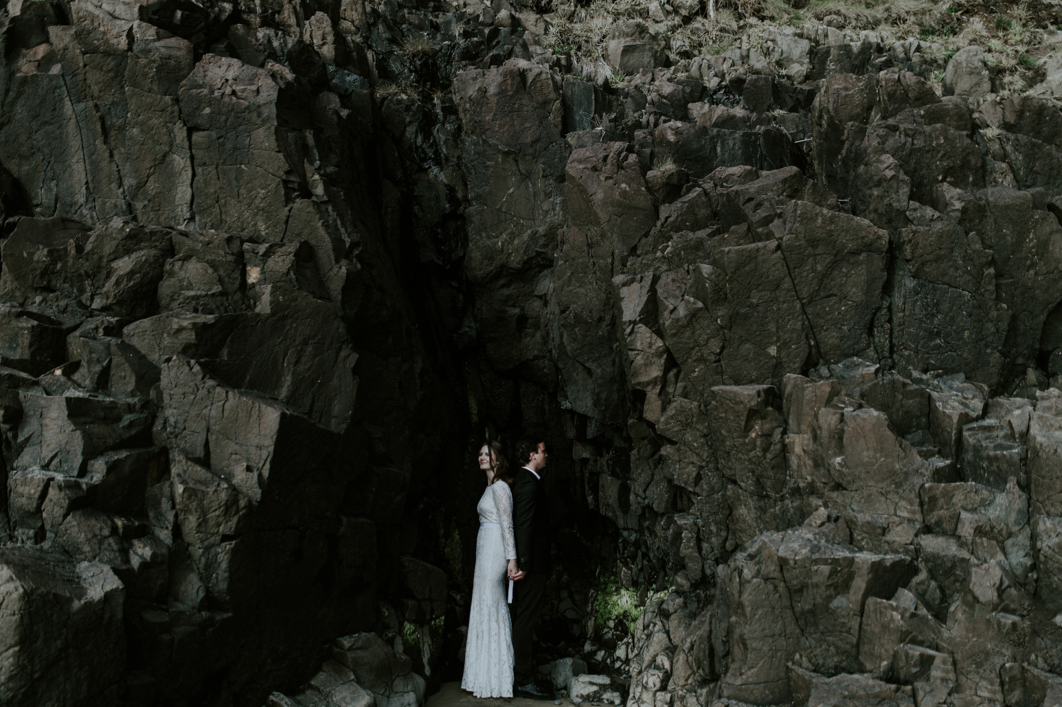 Nicole and Vlad . Elopement wedding photography at Cannon Beach by Sienna Plus Josh.