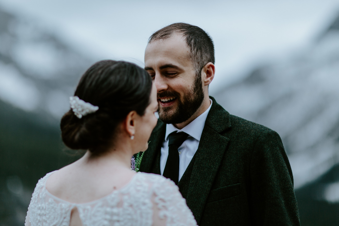 Elizabeth and Alex dancing. Elopement photography at North Cascades National Park by Sienna Plus Josh.