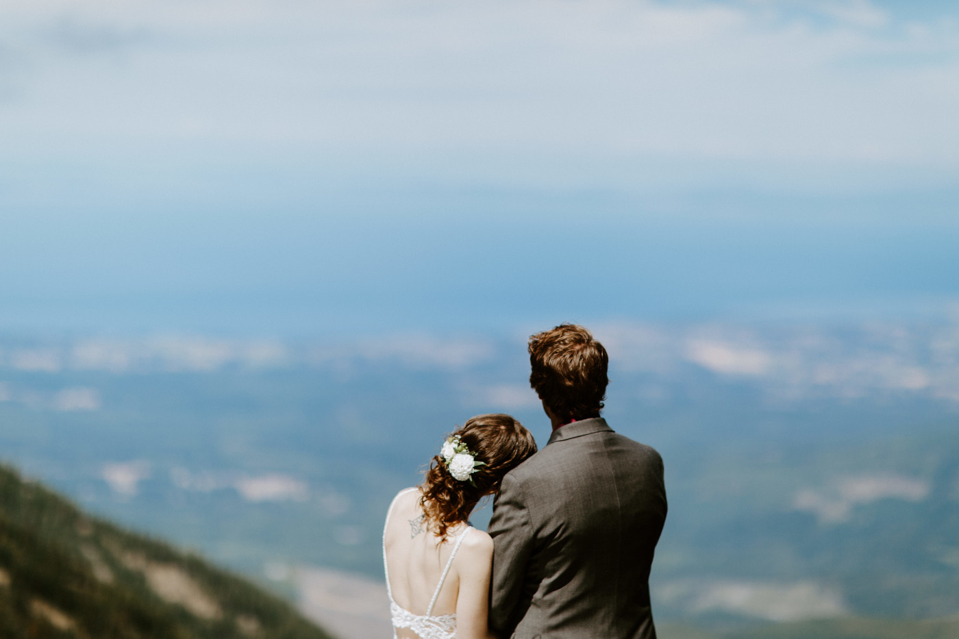 Coty and Adrielle enjoy the view at Olympic National Park, Washington.