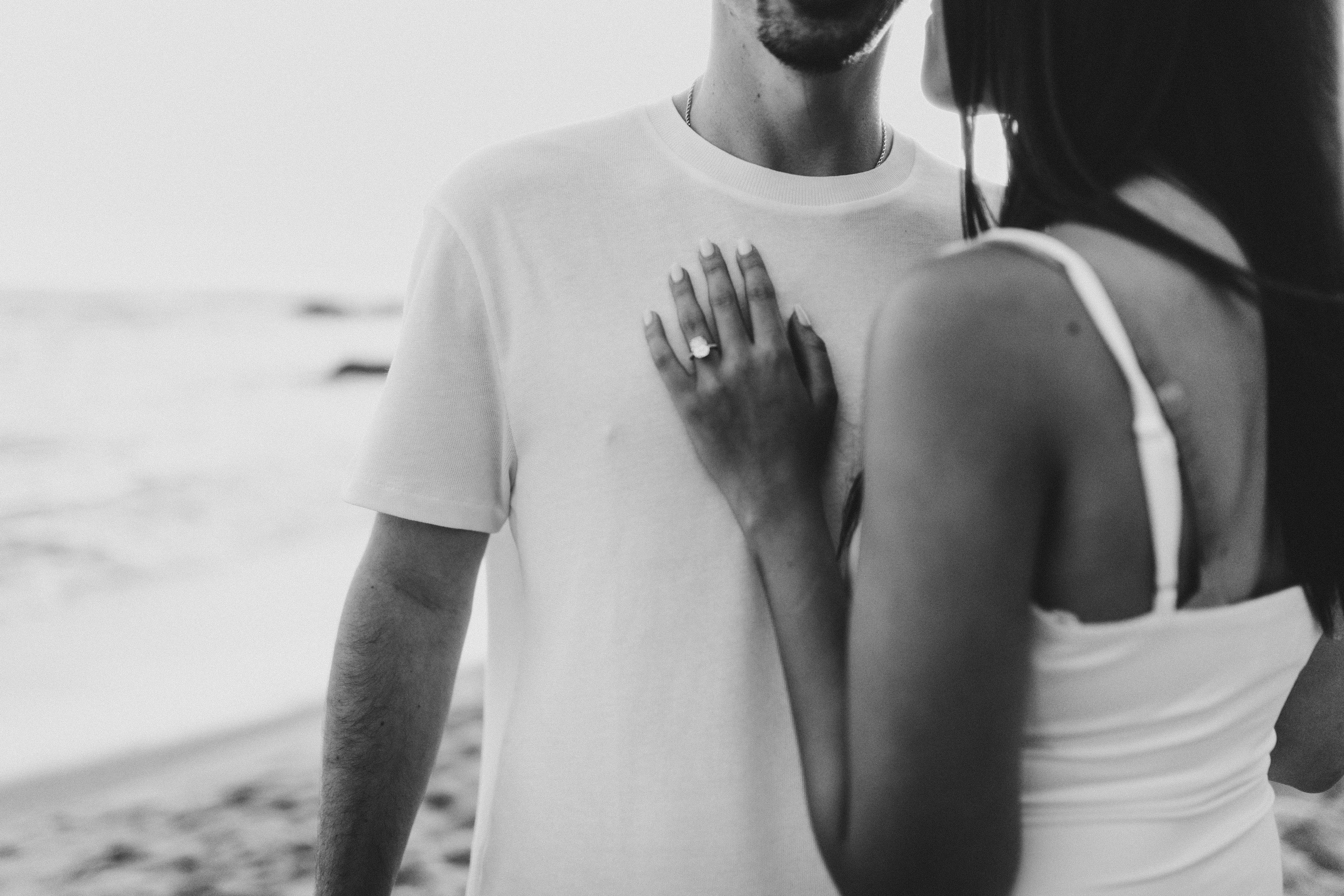 Proposal photography in Malibu, CA.